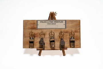 Police & Fire Whistles w/Display